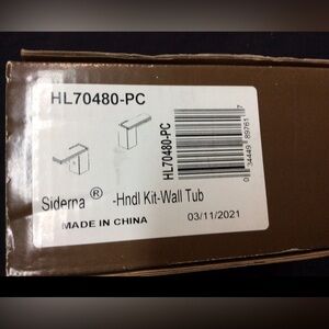 Brizo HL70480-PC - Siderna Lever Handle Kit for Wall Mounted Tub Filler - Chrome